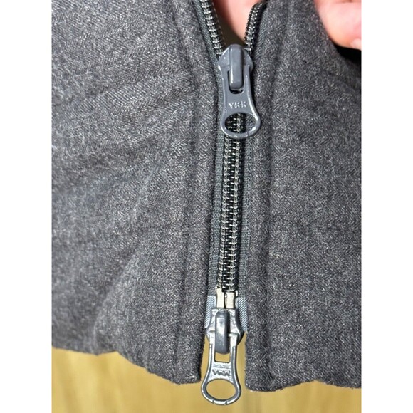 J Jill Vest Womens Small Gray Full Zip Sleeveless Quilted Puffer - Picture 7 of 9